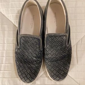 Bottega Veneta Leather Intrecciato Slip-on Loafers